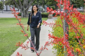 Portrait of Joyce Liou at Foothills Adult Center where she works as Sr. Transition Service Coordinator.