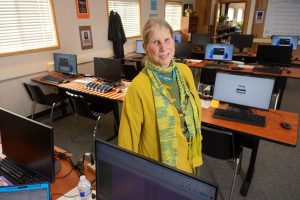 Lompoc Adult School teacher Lynn Maxwell, shown in one of her classrooms, arrived at LASCC in 2017 as a tutor.
