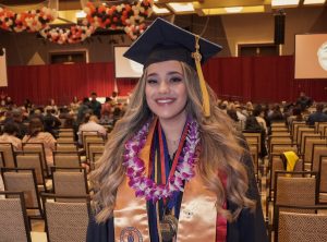 Irene Blanco at her graduation
